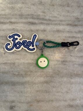 Tory Burch Fore! Golf Keychain
